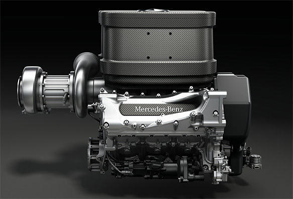 Mercedes reveals 2014 formula 1 engine