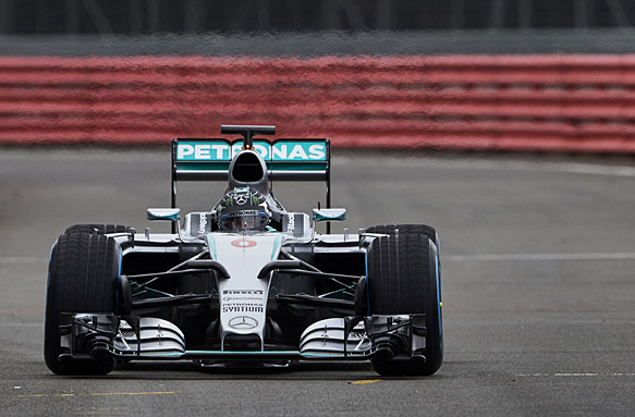 Mercedes f1 2012 shakedown #3